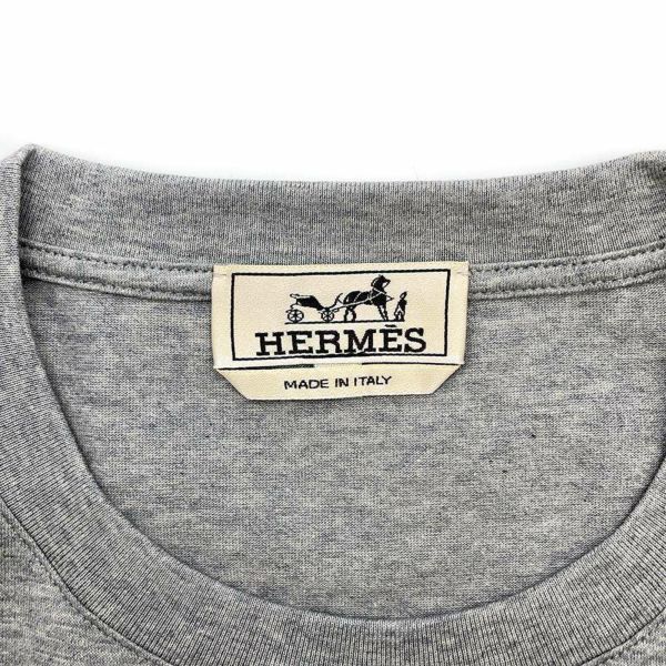 エルメス Tシャツ クォーターバッシュ コットン メンズサイズM HERMES トップス