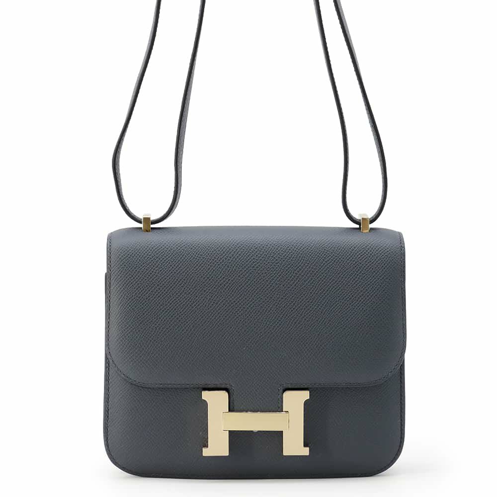 エルメス ミニ コンスタンス3 ミロワール グリミスティ/シャンパンゴールド金具 エプソン W刻印