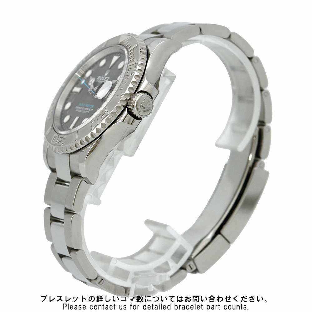 ロレックス ヨットマスター ロレジウム SS/プラチナ ランダムシリアル ルーレット 126622 ROLEX 腕時計 スレート文字盤