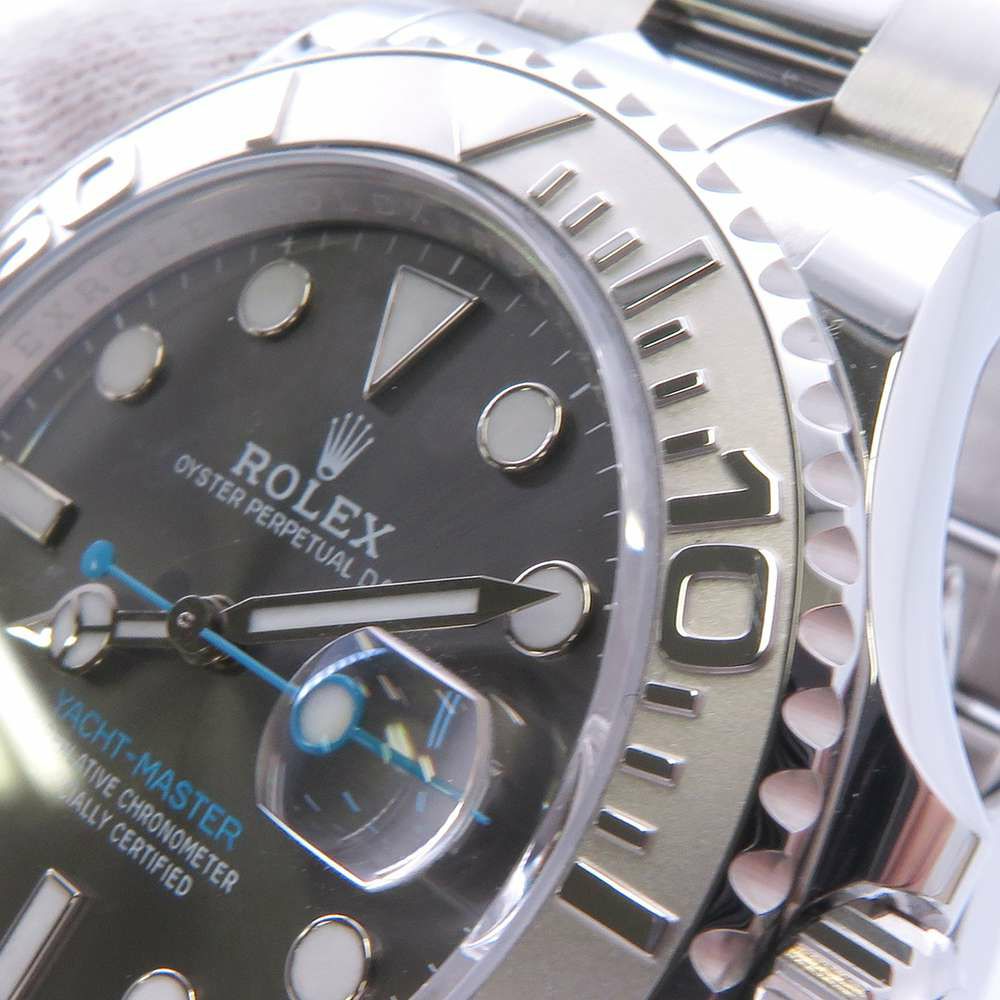ロレックス ヨットマスター ロレジウム SS/プラチナ ランダムシリアル ルーレット 126622 ROLEX 腕時計 スレート文字盤