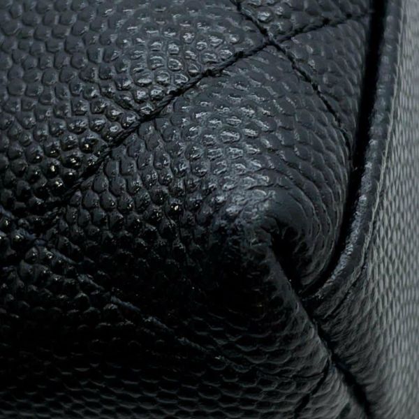 シャネル ハンドバッグ マトラッセ ココハンドル ミニミニ キャビアスキン AP4244 2wayチェーンショルダーバッグ 黒