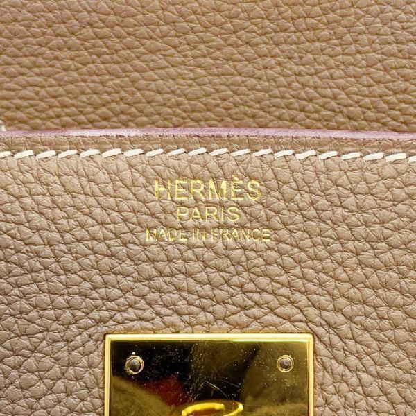 エルメス バーキン30 エトゥープ/ゴールド金具 トゴ B刻印 HERMES Birkin ハンドバッグ