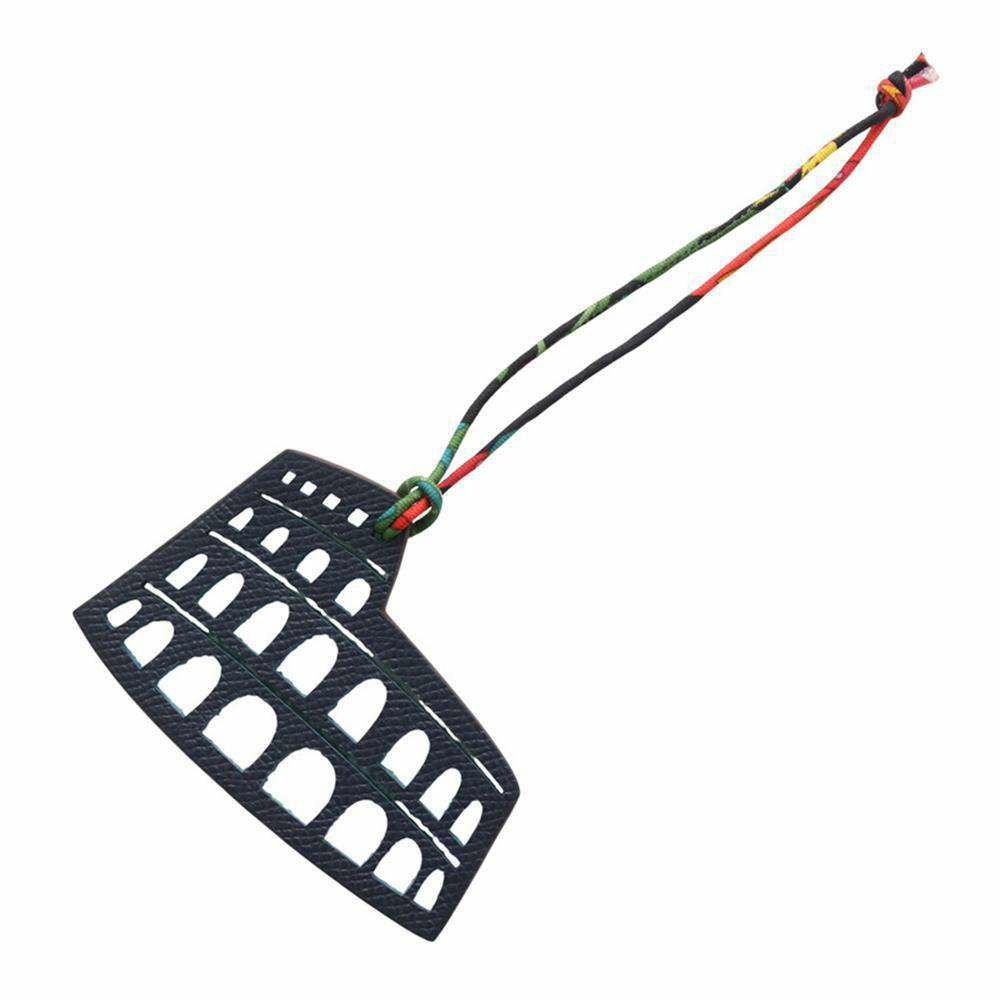 エルメス バッグチャーム プティアッシュ コロッセオ ネイビー/ヴェール トゴ/エプソン HERMES チャーム