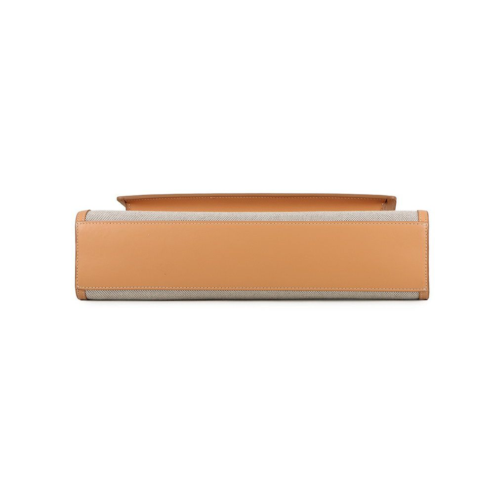 バーバリー ハンドバッグ ミディアム ポケットバッグ キャンバス レザー 8039070 BURBERRY 2way