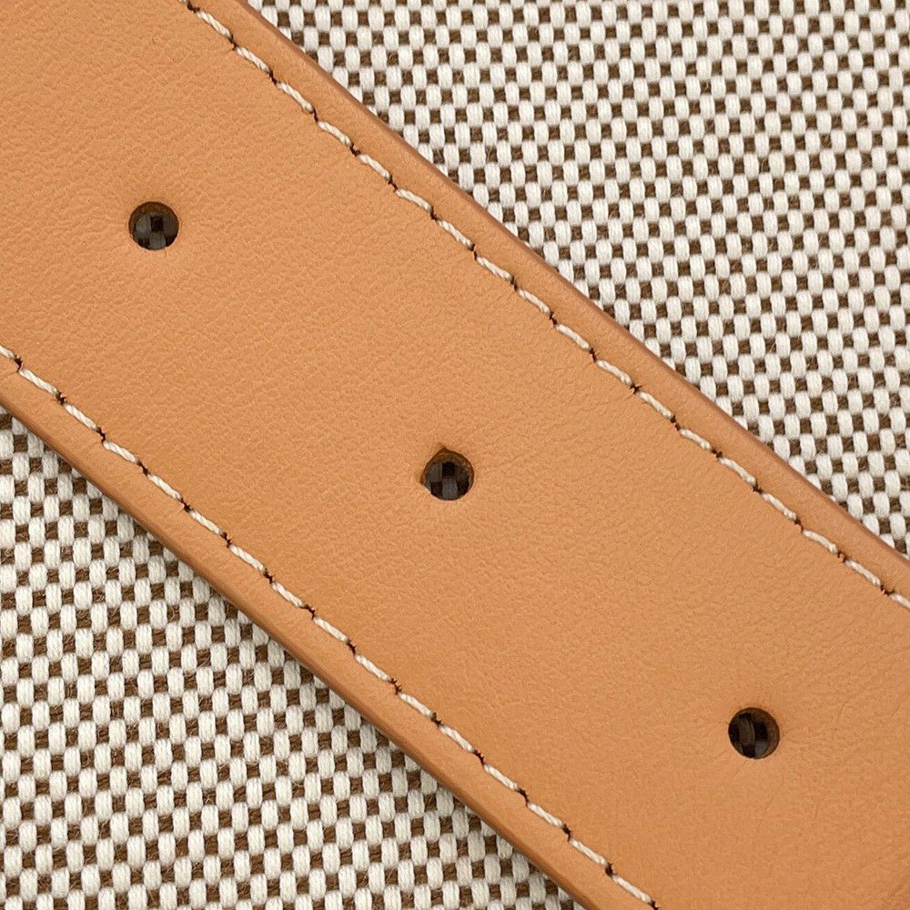 バーバリー ハンドバッグ ミディアム ポケットバッグ キャンバス レザー 8039070 BURBERRY 2way