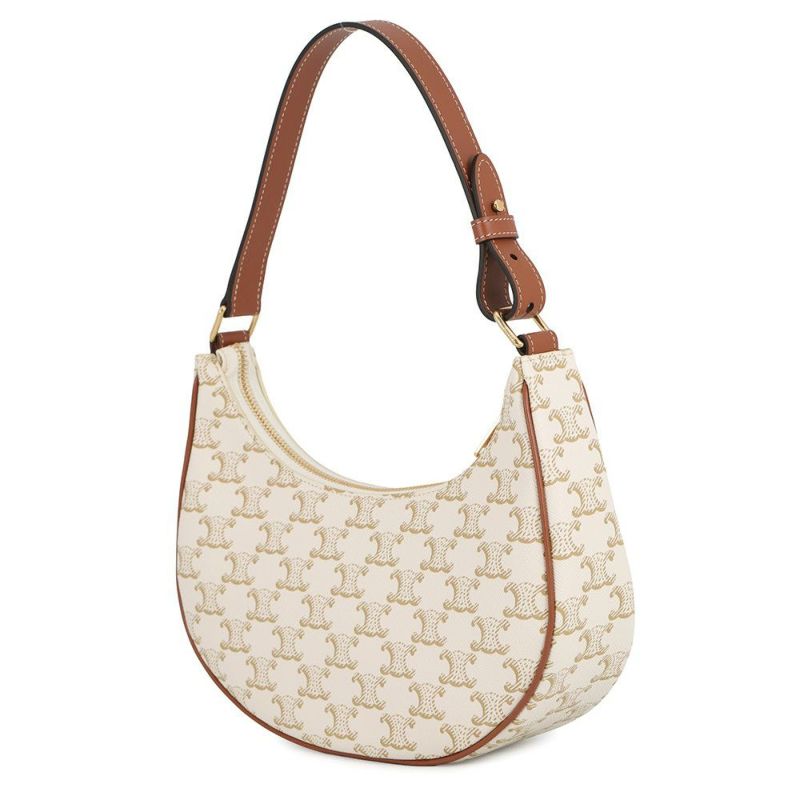 セリーヌ ハンドバッグ トリオンフ アヴァ AVA PVC/カーフレザー 193952 CELINE 白