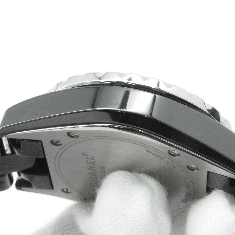 シャネル J12 12PD ダイヤモンド H1625 CHANEL 腕時計 ウォッチ 黒文字盤 レディース