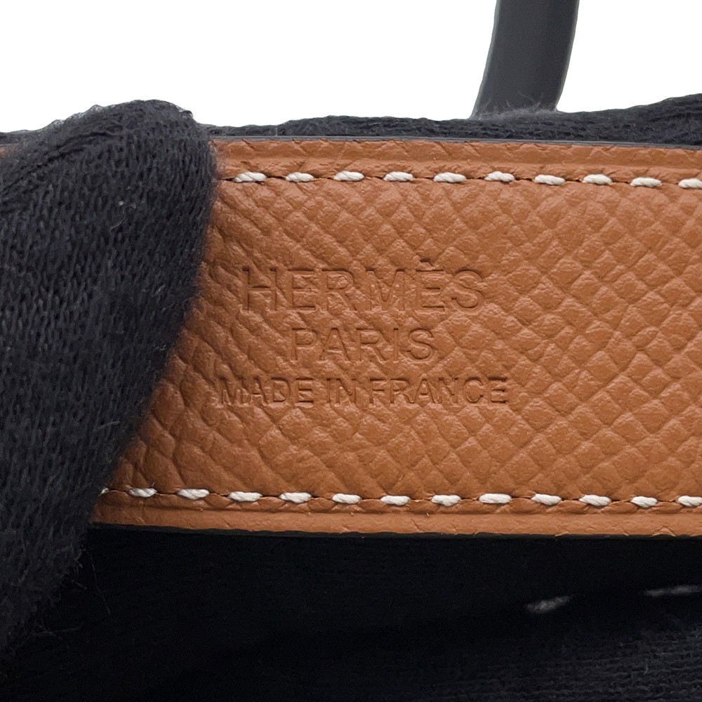 エルメス ベルト ガンマ ブラック/ゴールド/ピンクゴールド金具 スイフト/エプソン Z刻印 サイズ80 黒 リバーシブル