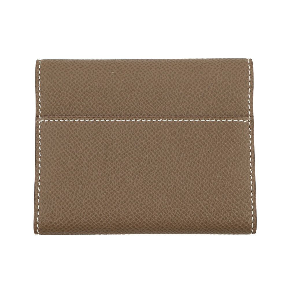 エルメス カードケース クリック ミニ エトゥープ/シルバー金具 エプソン C刻印 HERMES 財布