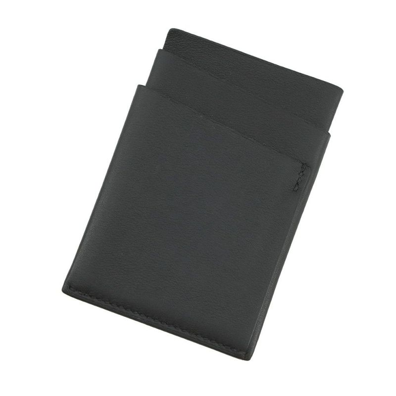 エルメス カードケース シタデル 4CC ブラック スイフト B刻印 HERMES パスケース 黒