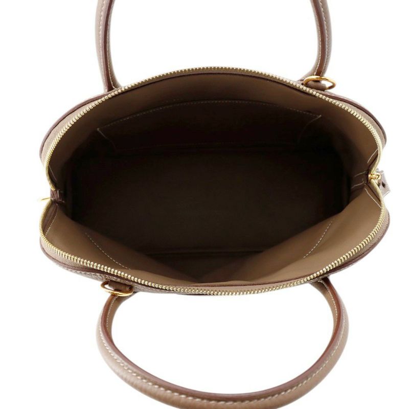 エルメス ハンドバッグ ボリード31 エトゥープ/ゴールド金具 トリヨンクレマンス U刻印 ２wayショルダー