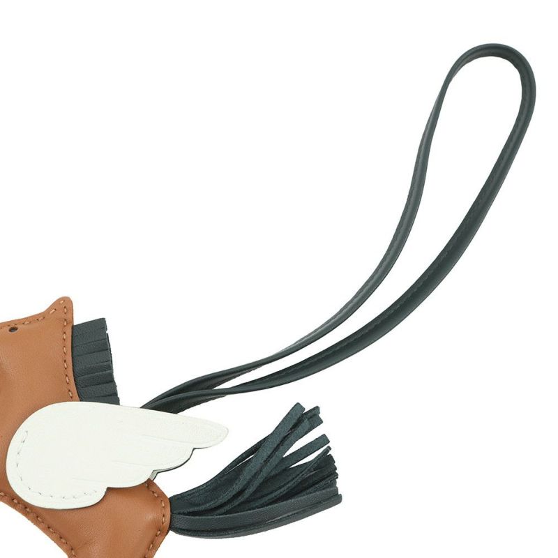 エルメス バッグチャーム ロデオPM ペガサス ゴールド/ヴェールフィズ/ヴェールシプレ ラムスキン U刻印