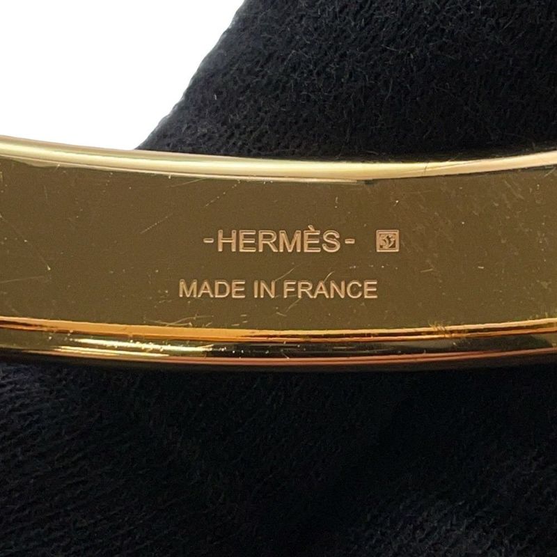 エルメス ブレスレット オランプ オンブレ/ゴールド金具 リザードナチュラ HERMES アクセサリー