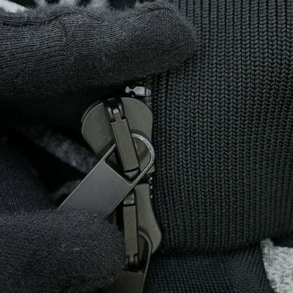 クリスチャン・ディオール ジャケット オブリーク ニット テクニカル ジップアップジャケット メンズサイズL 113M421AT195 黒