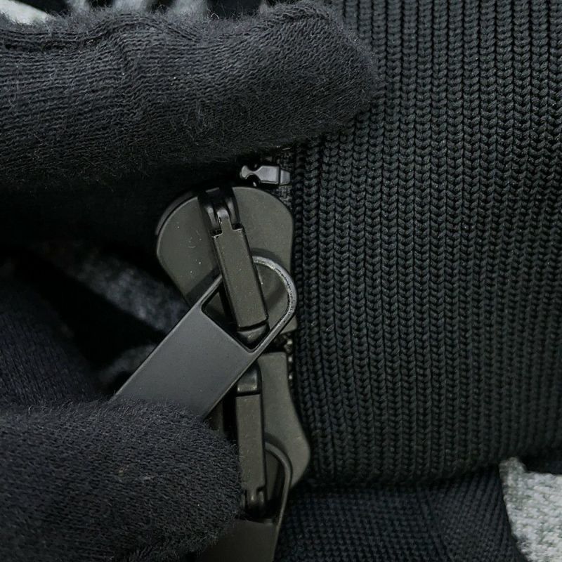 クリスチャン・ディオール ジャケット オブリーク ニット テクニカル ジップアップジャケット メンズサイズL 113M421AT195 黒