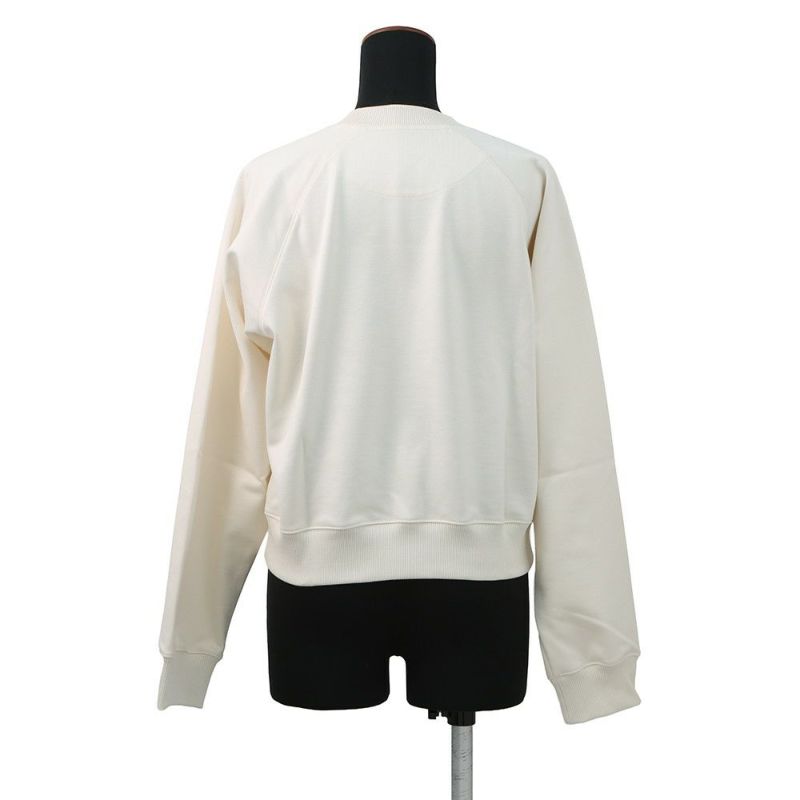 エルメス スウェット ラグランスリーブスウェット デッラ・カヴァッレリア レディースサイズ38 HERMES トップス 刺繍