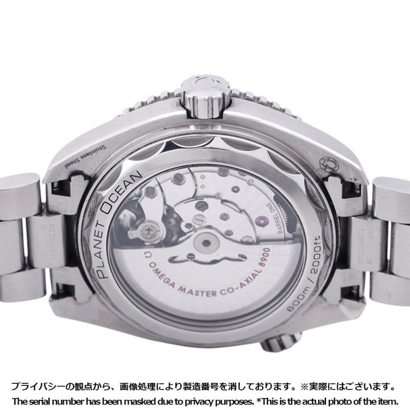 オメガ シーマスター プラネットオーシャン 600M コーアクシャル 215.30.44.21.01.002 OMEGA 腕時計 黒文字盤