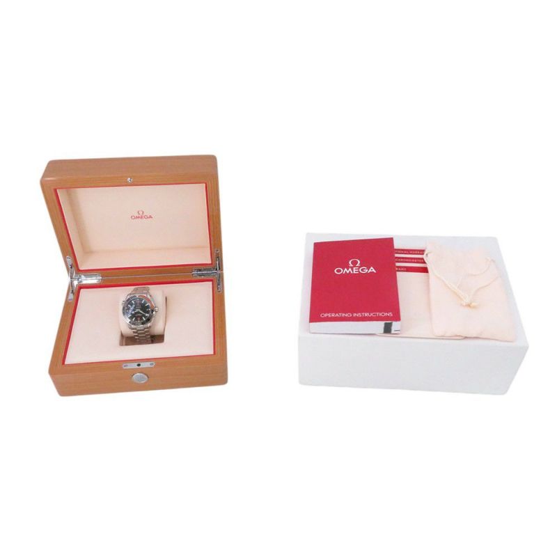 オメガ シーマスター プラネットオーシャン 600M コーアクシャル 215.30.44.21.01.002 OMEGA 腕時計 黒文字盤