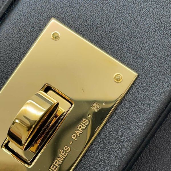 エルメス 24/24 サック ヴァンキャトル ミニ ブラック/ゴールド金具 エバーカラー/スイフト U刻印 2wayショルダー