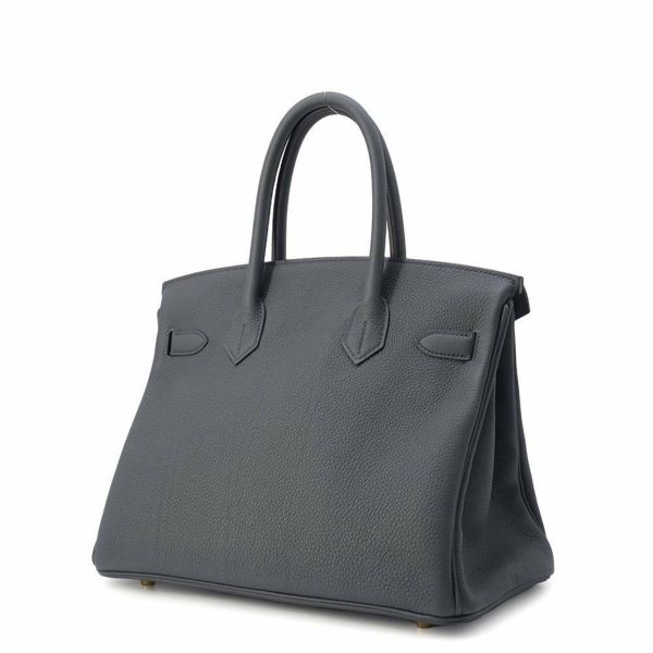 エルメス バーキン30 グリミスティ/シャンパンゴールド金具 トゴ W刻印 HERMES Birkin ハンドバッグ