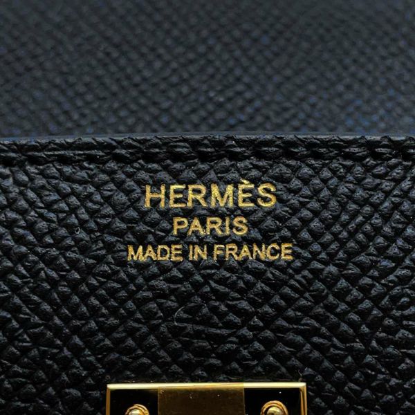 エルメス バーキン25 セリエ ブラック/ゴールド金具 エプソン W刻印 HERMES Birkin ハンドバッグ 黒