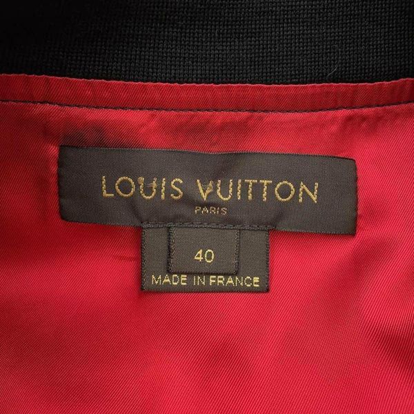 ルイヴィトン ジャケット モノグラム ブルゾン レディースサイズ40 LOUIS VUITTON 黒 ブラック アウター