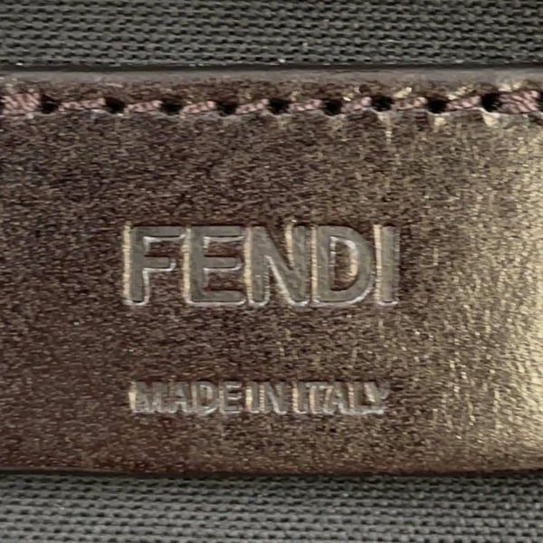 フェンディ ショルダーバッグ パソコンケース シグネチャー ポーチ ハラコ 7N0136 FENDI