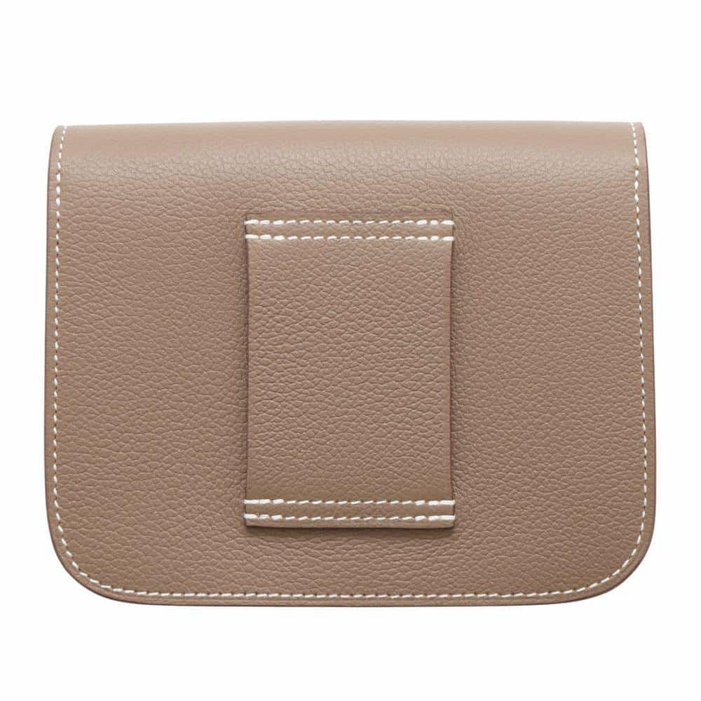 エルメス 財布 コンスタンス スリム エトゥープ/ゴールド金具 エバーカラー W刻印 HERMES 財布