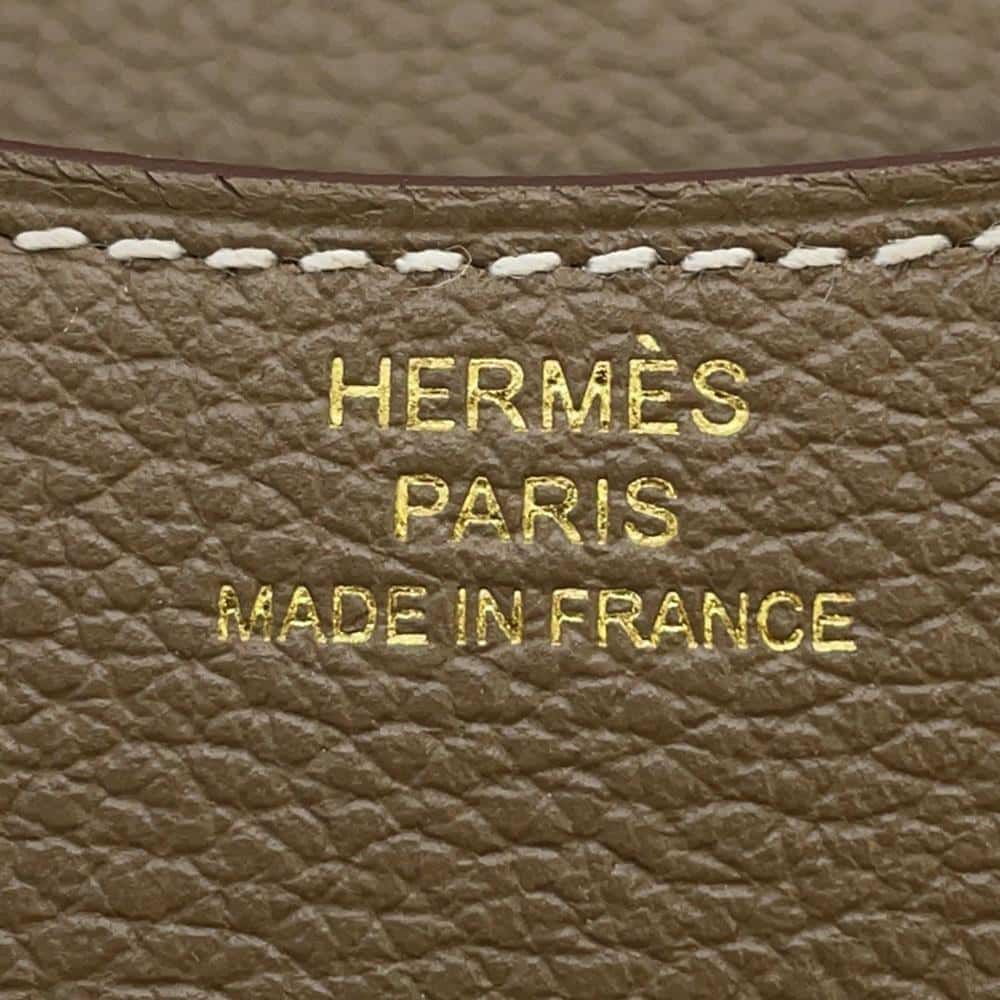 エルメス 財布 コンスタンス スリム エトゥープ/ゴールド金具 エバーカラー W刻印 HERMES 財布