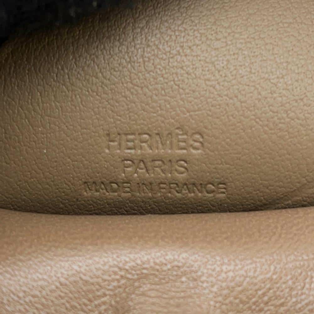 エルメス バッグチャーム ロデオ ペガサスMM エトゥープ ラムスキン W刻印