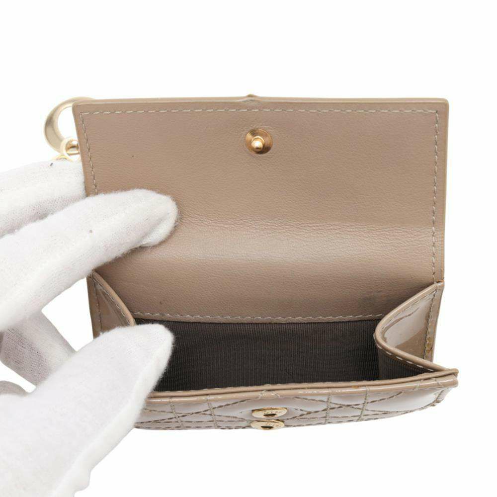 クリスチャン・ディオール 三つ折り財布 レディディオール ロータスウォレット カナージュ S0181OVRB_M413 財布 日本限定