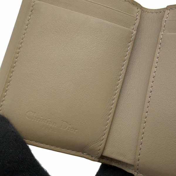 クリスチャン・ディオール 三つ折り財布 レディディオール ロータスウォレット カナージュ S0181OVRB_M413 財布 日本限定