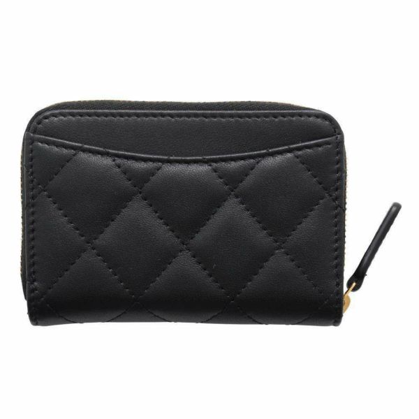 シャネル コインケース マトラッセ ココマーク ラムスキン AP0216 CHANEL 財布 黒