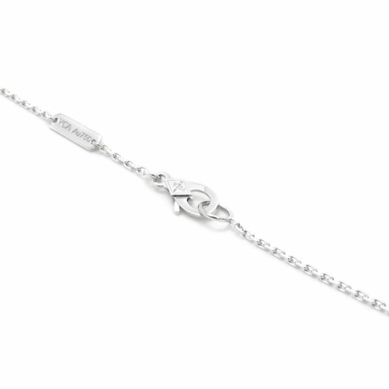 ヴァンクリ ネックレス ヴィンテージ アルハンブラ ギヨシェ ダイヤ 1P K18WG/K18PG VCARPNTH00 2024年ホリデー限定