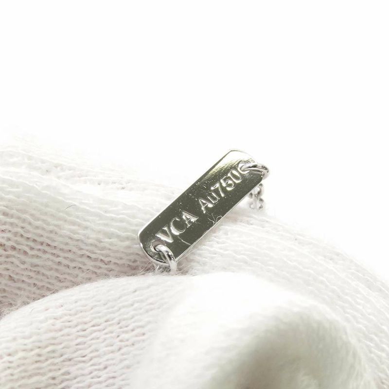 ヴァンクリ ネックレス ヴィンテージ アルハンブラ ギヨシェ ダイヤ 1P K18WG/K18PG VCARPNTH00 2024年ホリデー限定