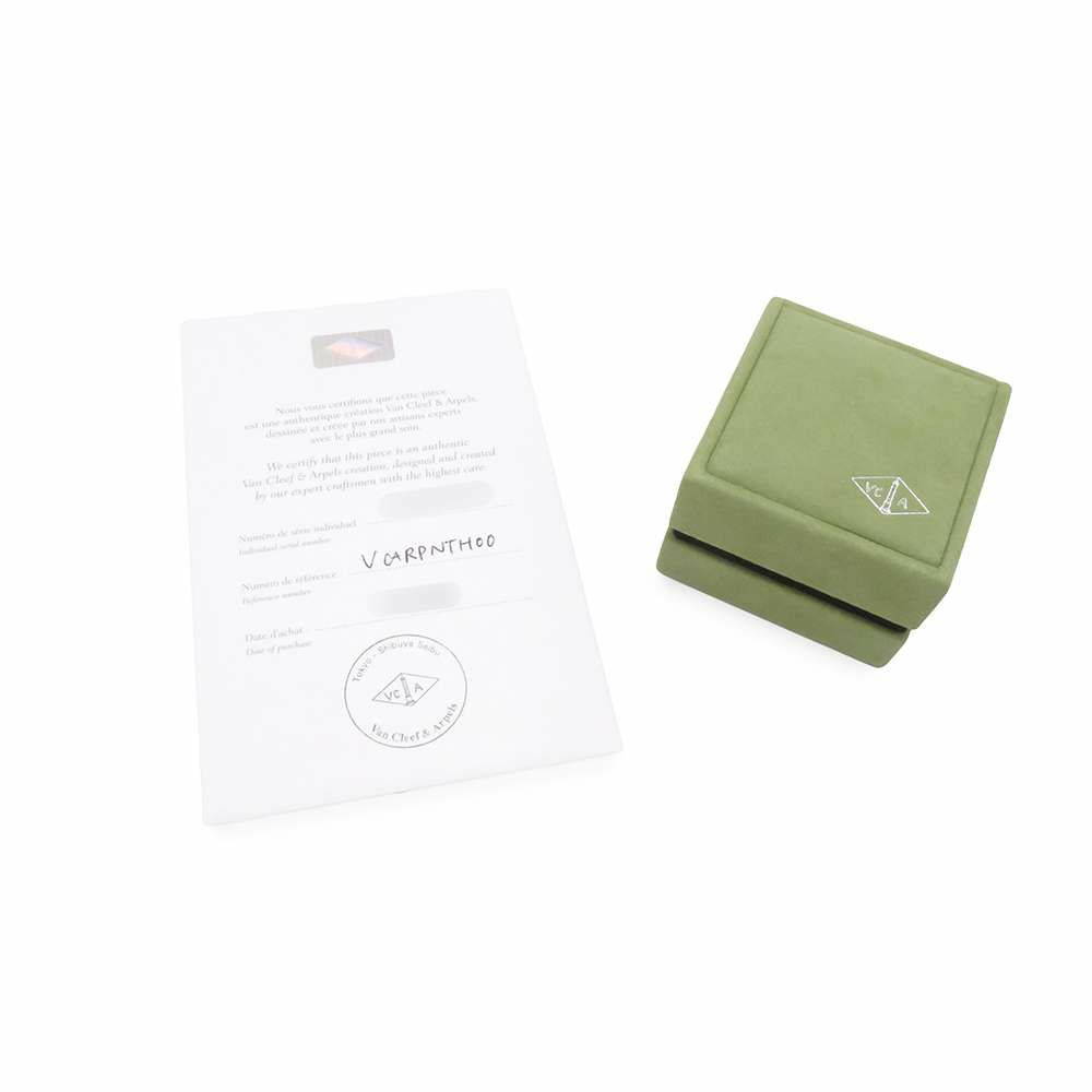 ヴァンクリ ネックレス ヴィンテージ アルハンブラ ギヨシェ ダイヤ 1P K18WG/K18PG VCARPNTH00 2024年ホリデー限定