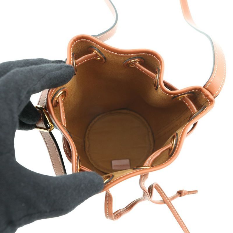 セリーヌ ショルダーバッグ トリオンフ マイクロ ドローストリング PVC レザー 10H492 CELINE