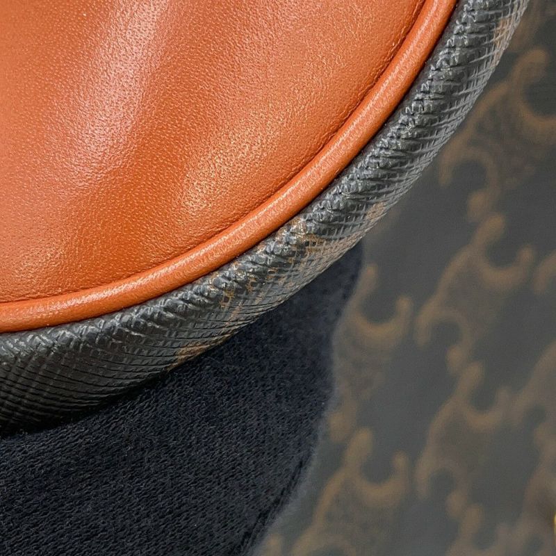 セリーヌ ショルダーバッグ トリオンフ マイクロ ドローストリング PVC レザー 10H492 CELINE