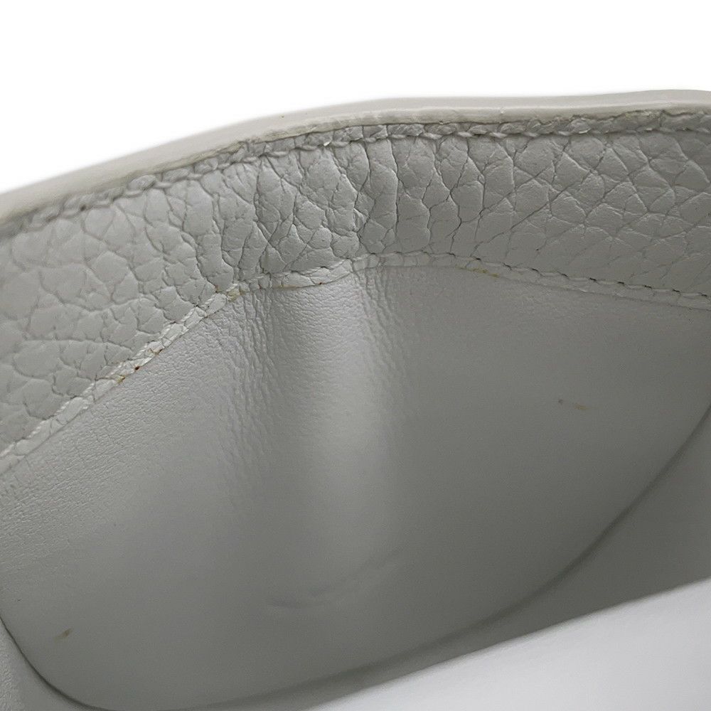 ロエベ ポーチ ロゴ レザー  LOEWE 小物入れ 白