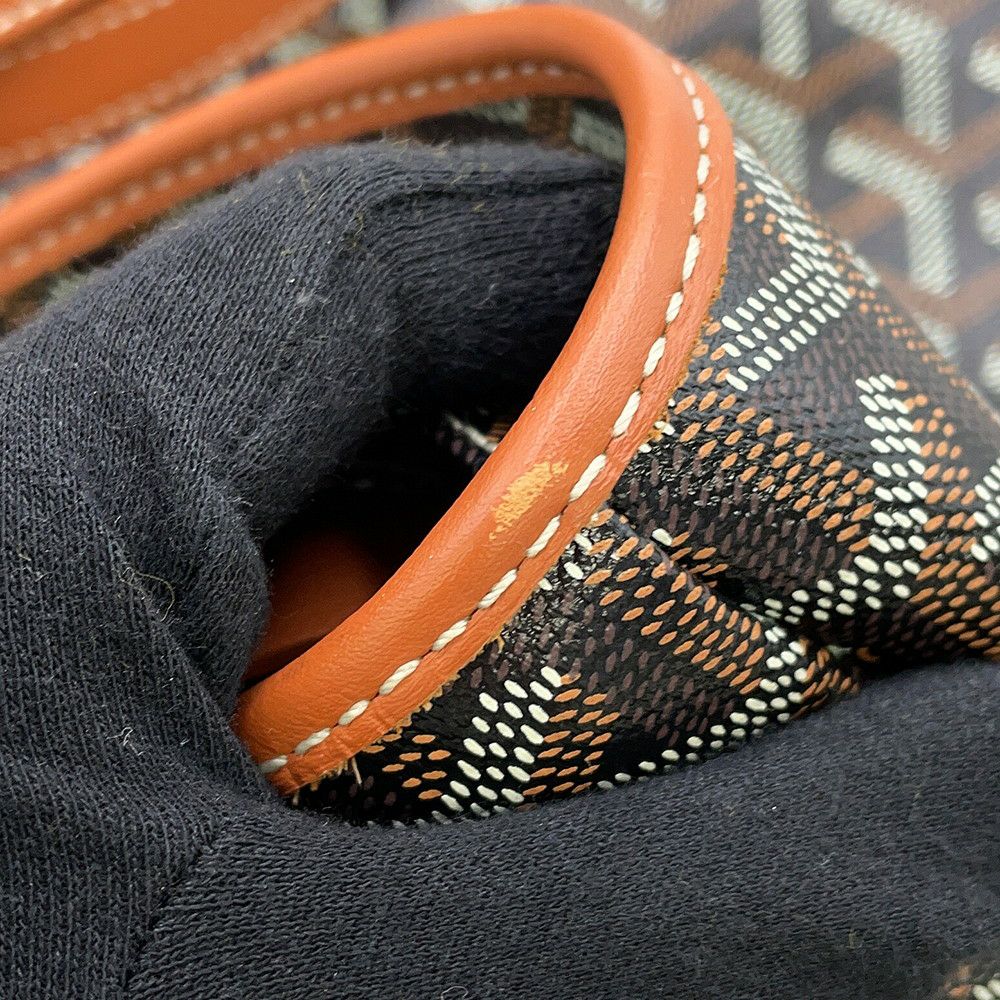 ゴヤール トートバッグ アルトワGM PVC PVC レザー ARTOISGMLTY01CL03P GOYARD 黒 ブラウン