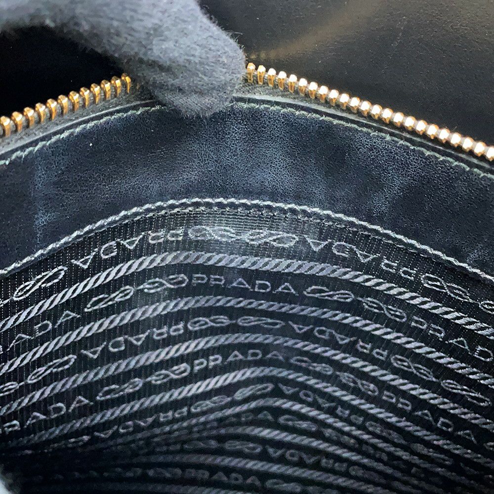 プラダ トートバッグ サフィアーノレザー 1BA153 PRADA 2way 黒