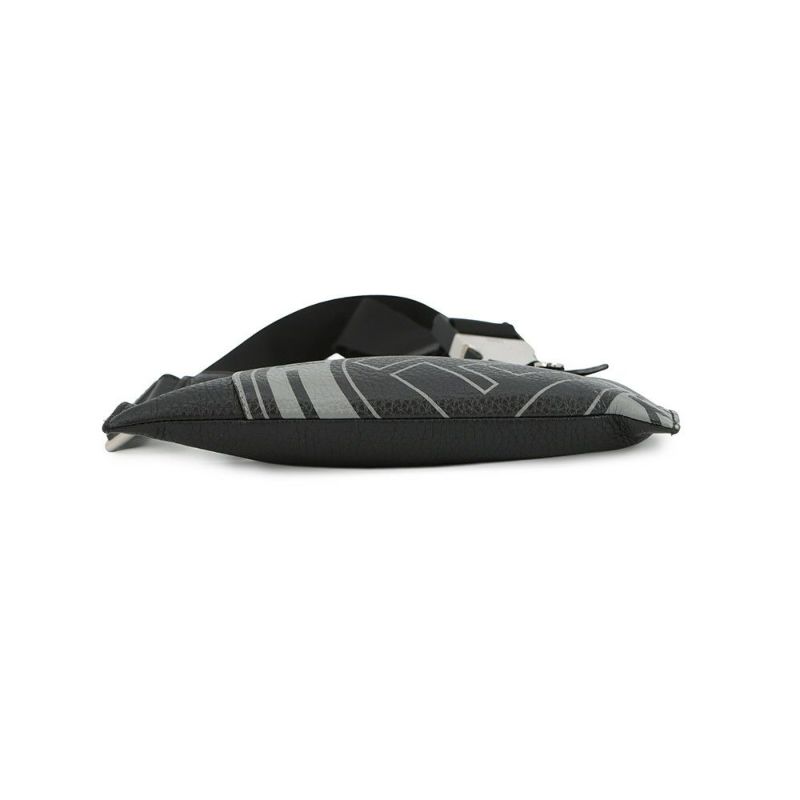 フェンディ ショルダーバッグ FFロゴスタンプ レザー 7VA437 FENDI バッグ ショルダーバッグ 黒 メンズ