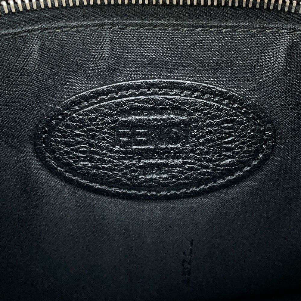 フェンディ ショルダーバッグ FFロゴスタンプ レザー 7VA437 FENDI バッグ ショルダーバッグ 黒 メンズ