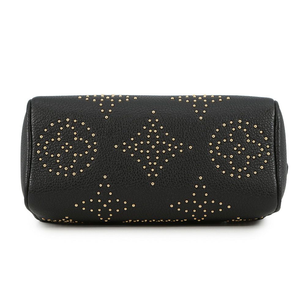 ルイヴィトン ハンドバッグ モノグラム・アンプラント ナノ・スピーディ M46745 ヴィトン バッグ 2wayショルダー 黒 ブラック スタッズ