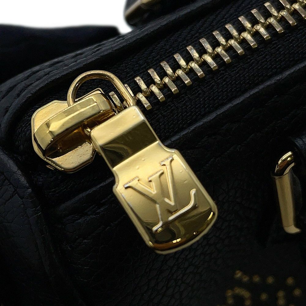 ルイヴィトン ハンドバッグ モノグラム・アンプラント ナノ・スピーディ M46745 ヴィトン バッグ 2wayショルダー 黒 ブラック スタッズ