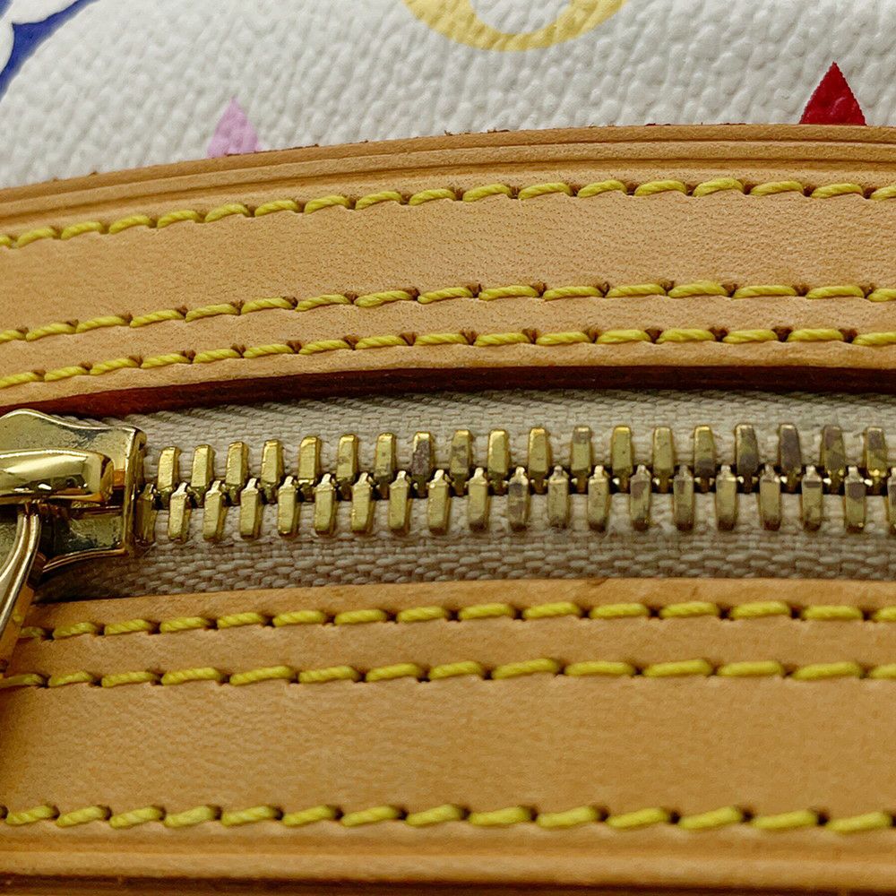 ルイヴィトン ハンドバッグ モノグラム・マルチカラー LV × TM プリシラ M40096 ヴィトン バッグ 白 ホワイト 村上隆 コラボ