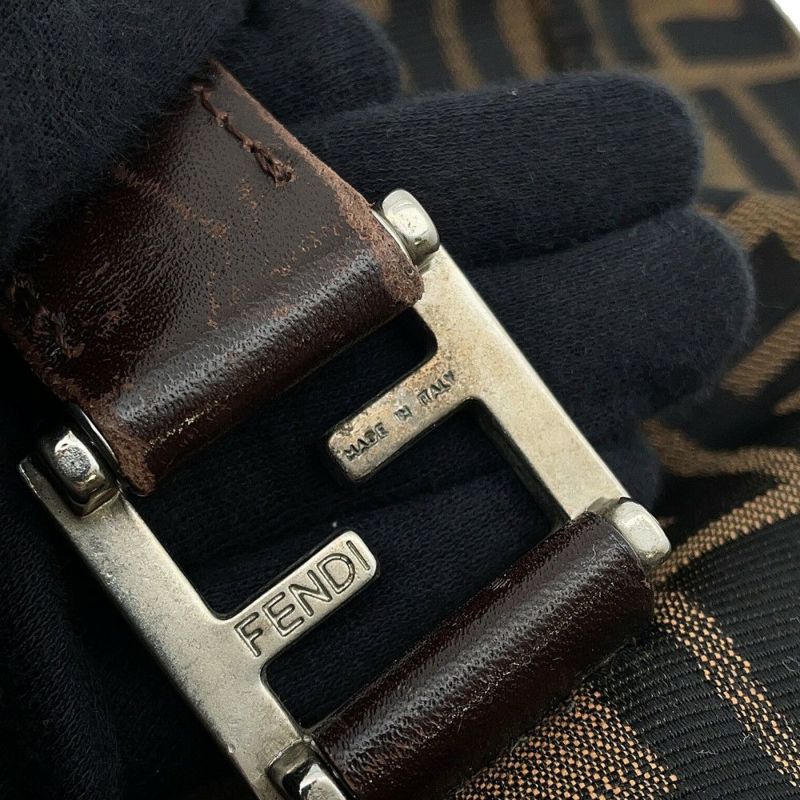 フェンディ ハンドバッグ ズッカ柄 キャンバス レザー 26693 FENDI