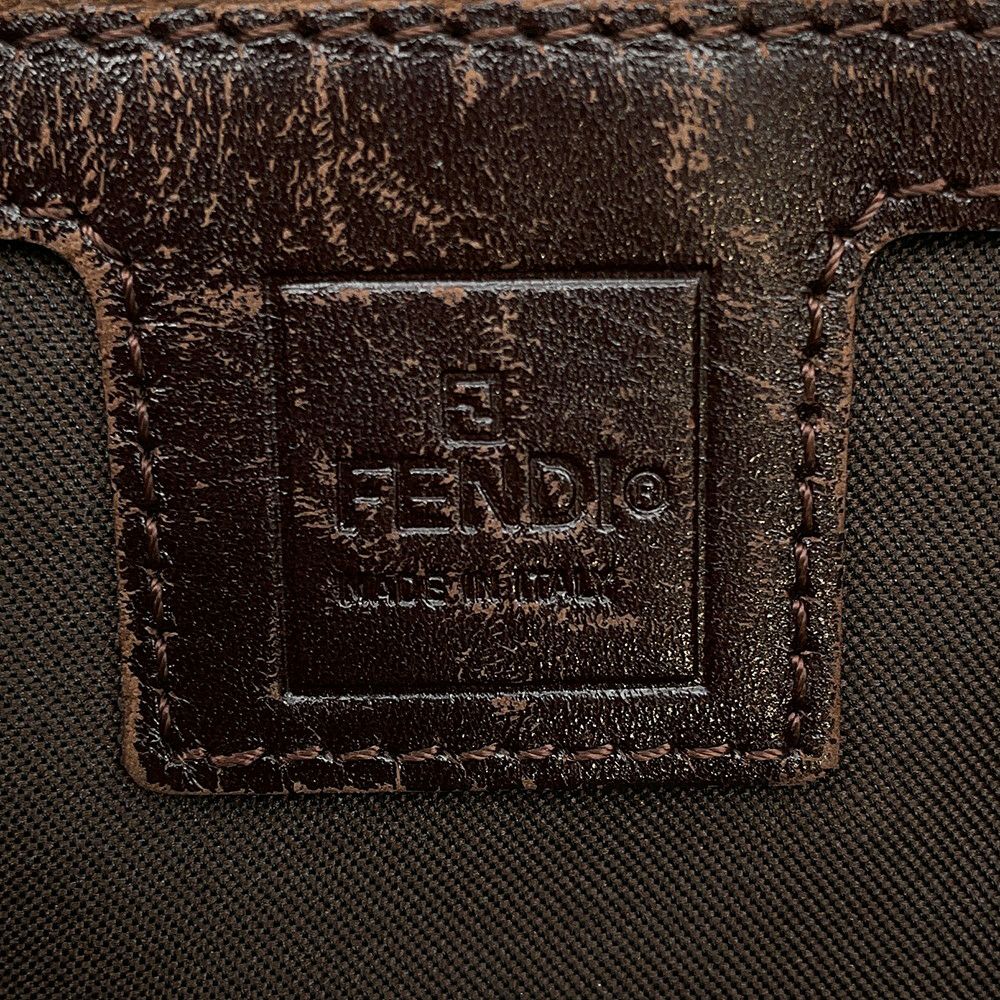フェンディ ハンドバッグ ズッカ柄 キャンバス レザー 26693 FENDI
