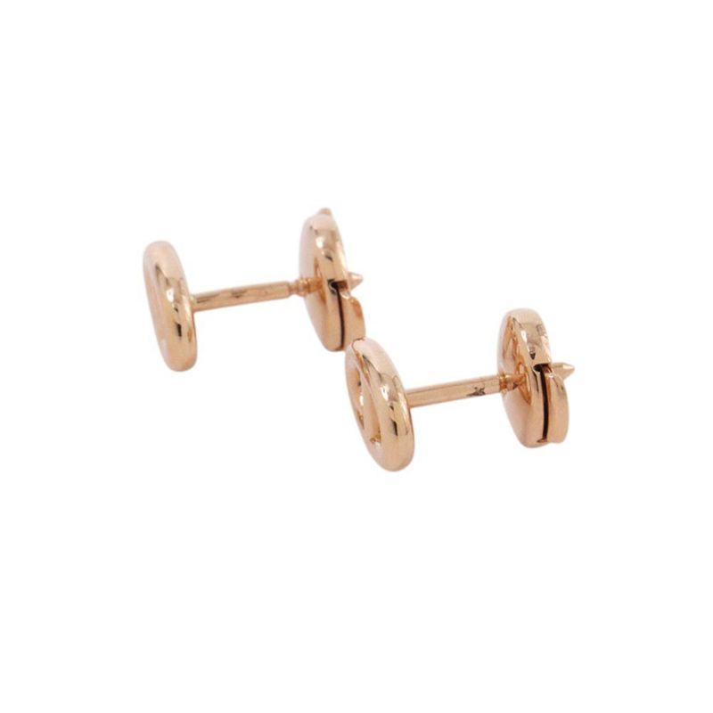 エルメス ピアス ファランドール シェーヌダンクルモチーフ TPM K18PGピンクゴールド HERMES ジュエリー