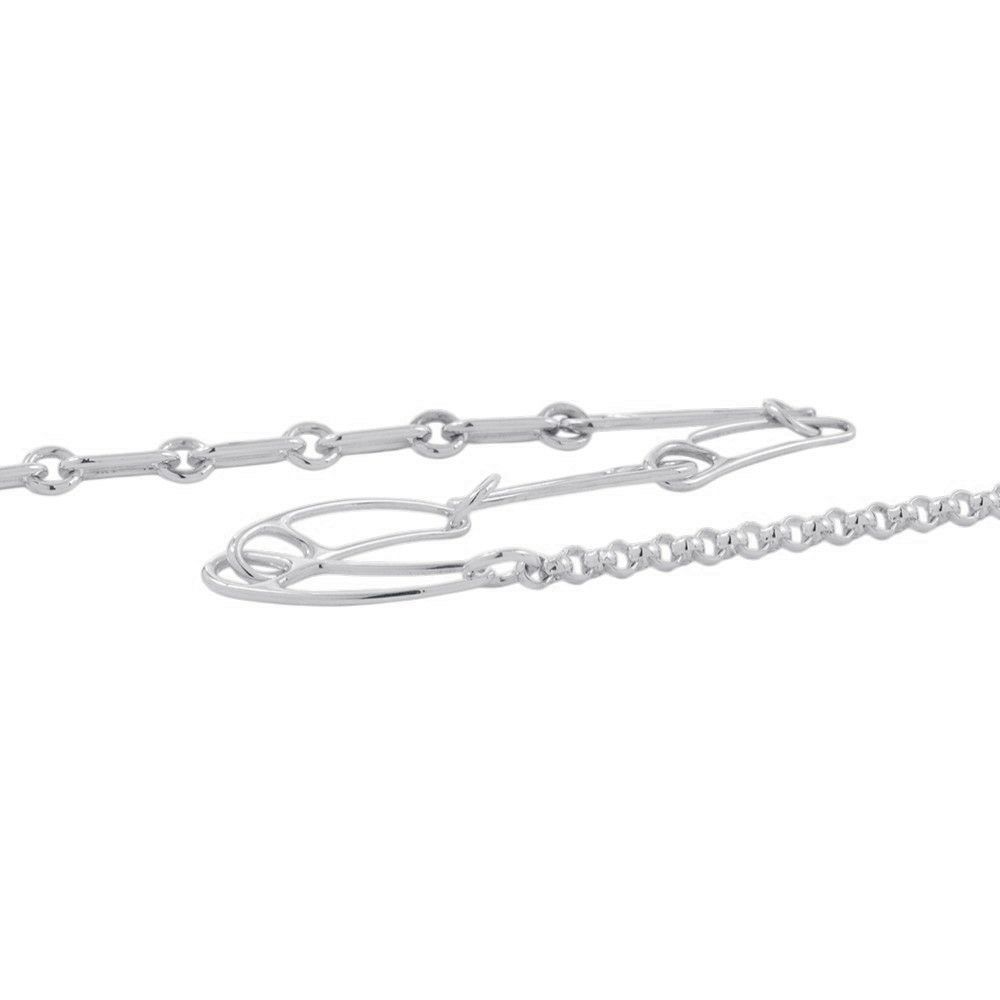 エルメス ネックレス シェーヌダンクル パンク ネックレスLG SV925シルバー HERMES ジュエリー